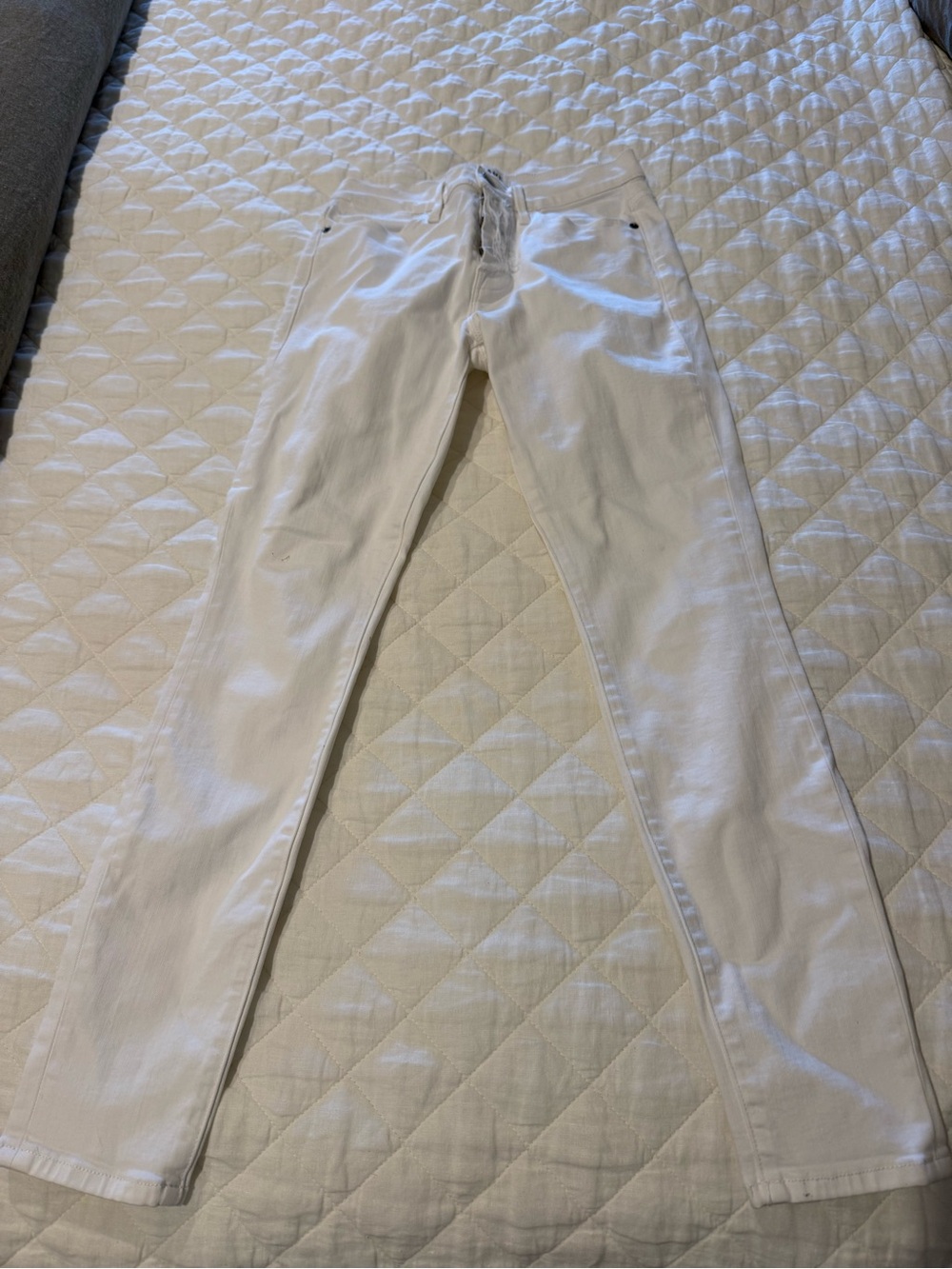 Frame Denim Women's White Skinny Jeans